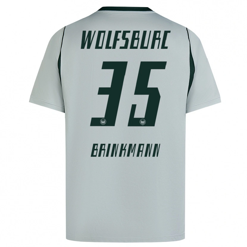 Danxen Niño Camiseta Karla Brinkmann #35 Verde Gris 2ª Equipación 2026/27 La Camisa México