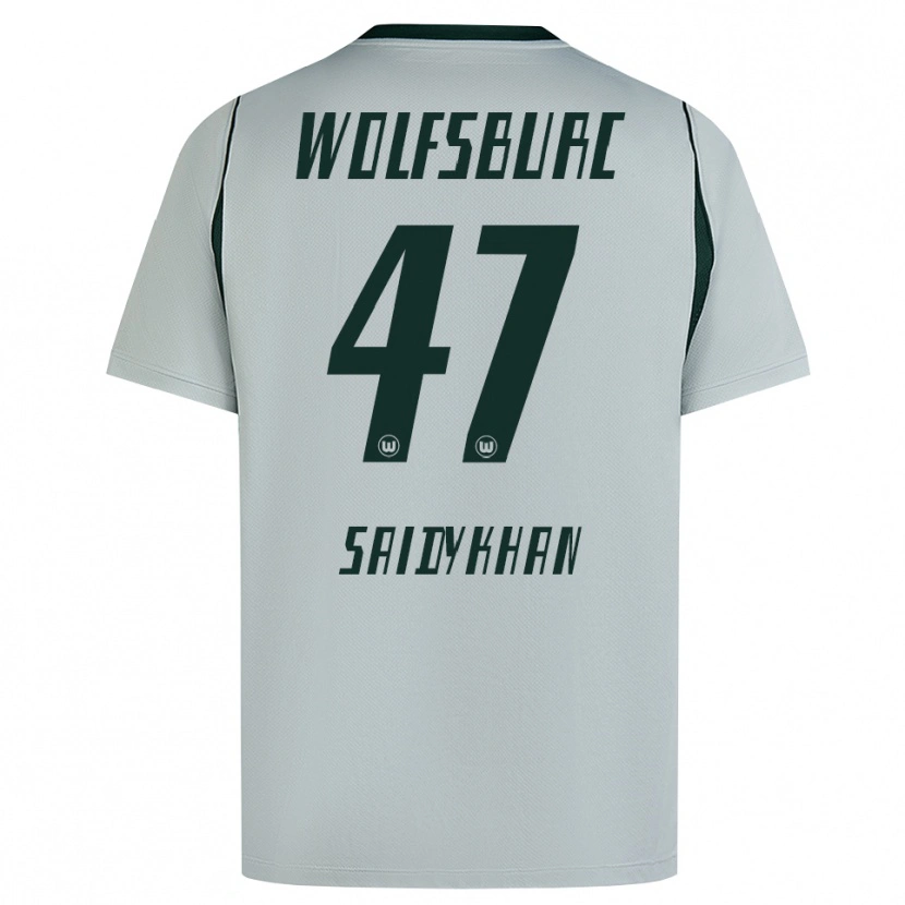 Danxen Niño Camiseta Ibrahim Saidykhan #47 Verde Gris 2ª Equipación 2026/27 La Camisa México