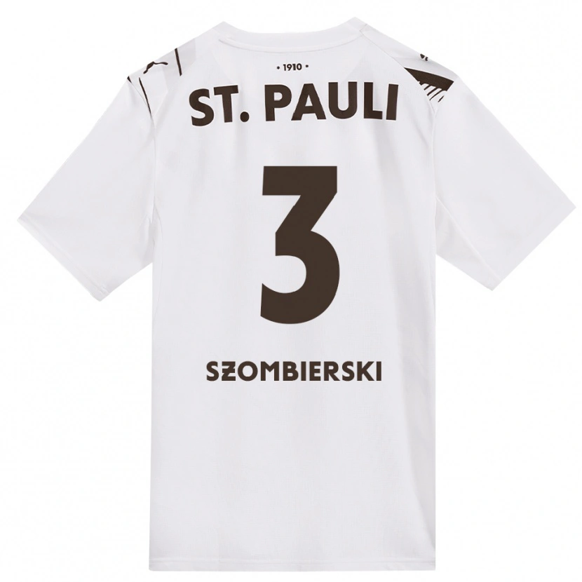Danxen Niño Camiseta Sebastian Szombierski #3 Café Blanco Rojo 2ª Equipación 2026/27 La Camisa México
