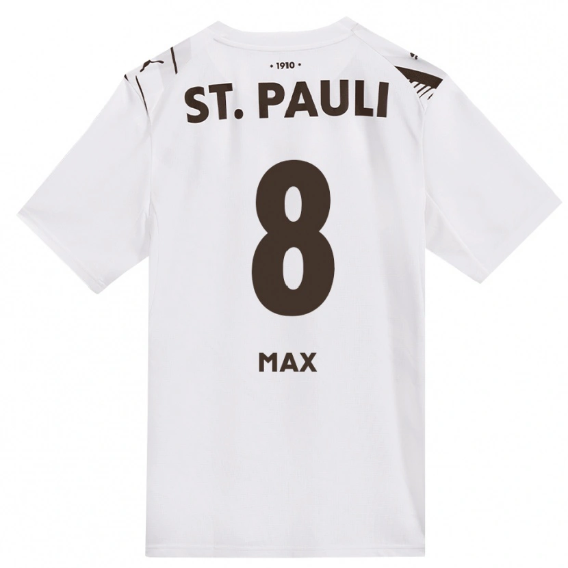 Danxen Niño Camiseta Max Herrmann #8 Café Blanco Rojo 2ª Equipación 2026/27 La Camisa México