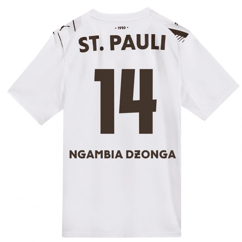 Danxen Niño Camiseta Sisco Ngambia #14 Café Blanco Rojo 2ª Equipación 2026/27 La Camisa México