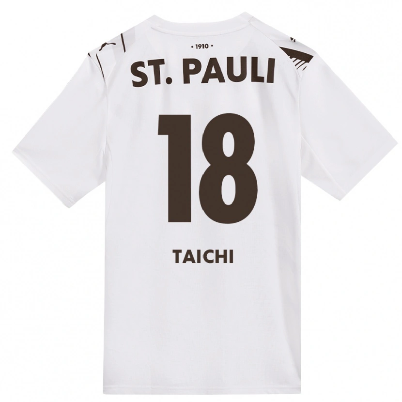 Danxen Niño Camiseta Taichi Hara #18 Café Blanco Rojo 2ª Equipación 2026/27 La Camisa México