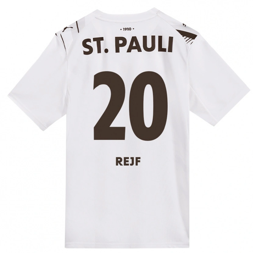 Danxen Niño Camiseta Petr Rejf #20 Café Blanco Rojo 2ª Equipación 2026/27 La Camisa México