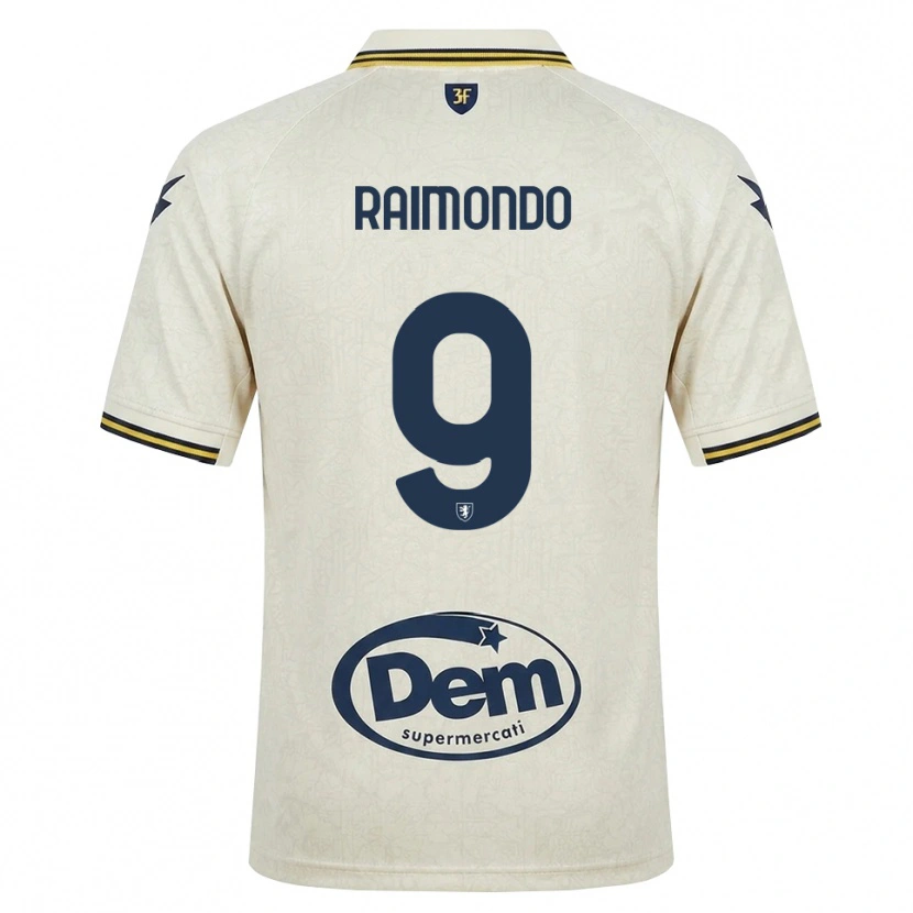 Danxen Niño Camiseta Antonio Raimondo #9 Oldlace Amarillo Negro 2ª Equipación 2026/27 La Camisa México