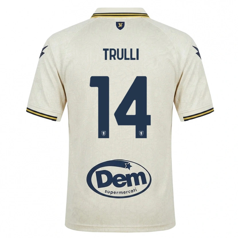 Danxen Niño Camiseta Lorenzo Trulli #14 Oldlace Amarillo Negro 2ª Equipación 2026/27 La Camisa México