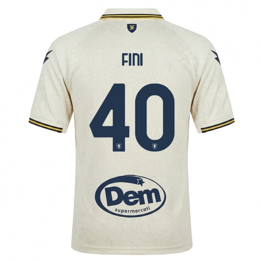 Danxen Niño Camiseta Seydou Fini #40 Oldlace Amarillo Negro 2ª Equipación 2026/27 La Camisa México