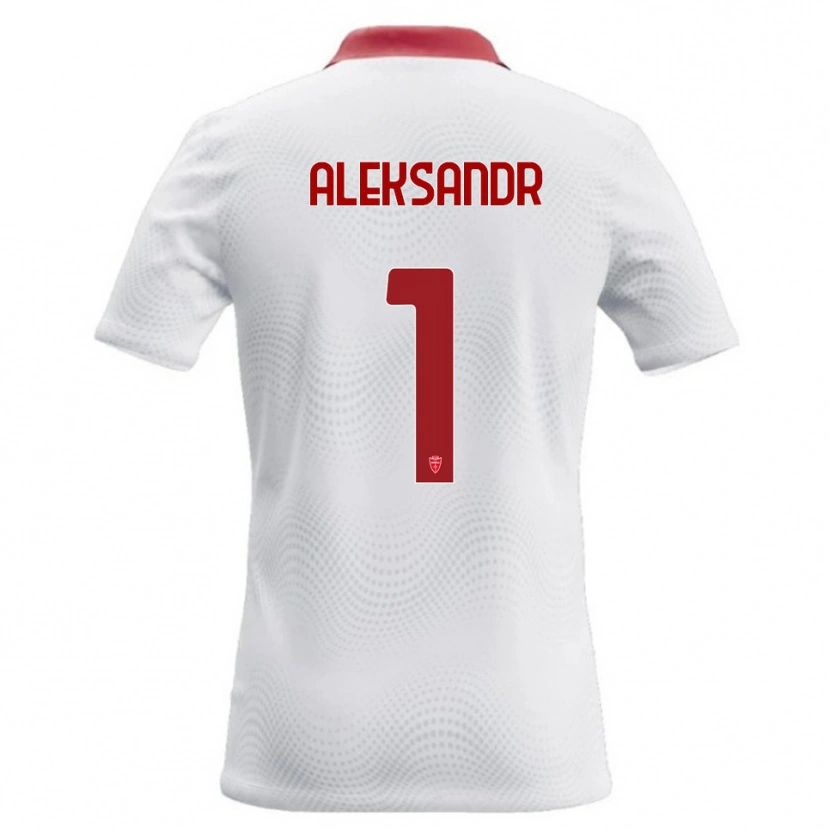 Danxen Niño Camiseta Aleksandr Ballabio #1 Blanco Rojo 2ª Equipación 2026/27 La Camisa México