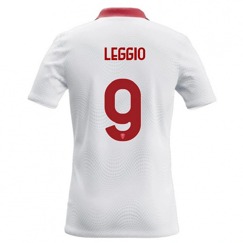 Danxen Niño Camiseta Thomas Leggio #9 Blanco Rojo 2ª Equipación 2026/27 La Camisa México