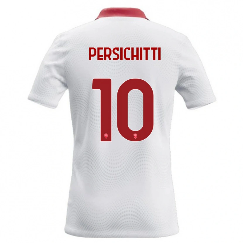 Danxen Niño Camiseta Matteo Persichitti #10 Blanco Rojo 2ª Equipación 2026/27 La Camisa México