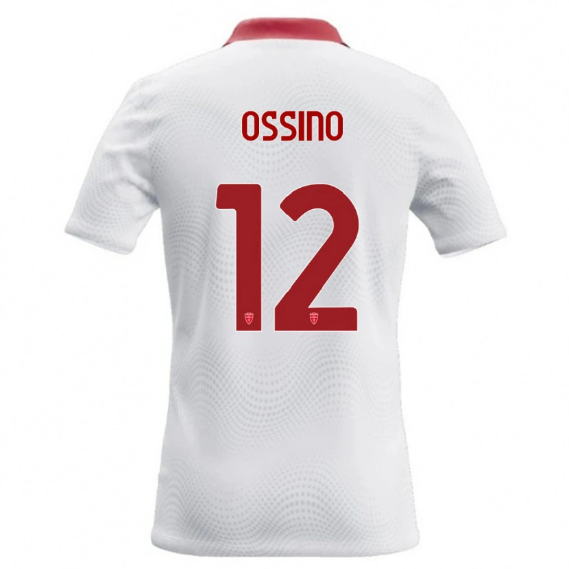 Danxen Niño Camiseta Daniel Ossino #12 Blanco Rojo 2ª Equipación 2026/27 La Camisa México