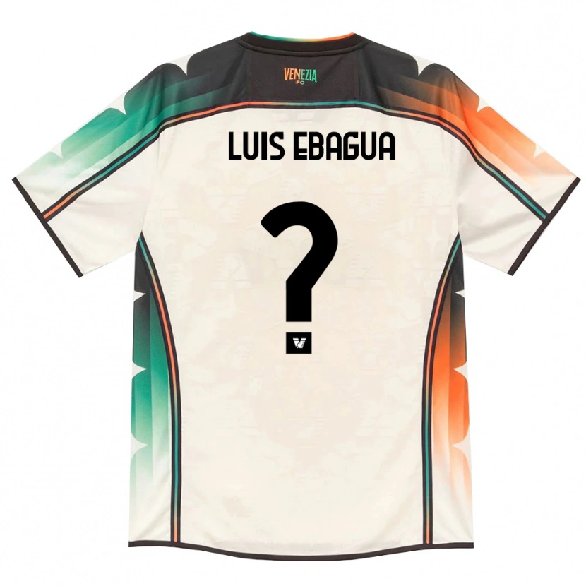 Danxen Niño Camiseta Sean Luis Ebagua #0 Oldlace Naranja Verde 2ª Equipación 2026/27 La Camisa México