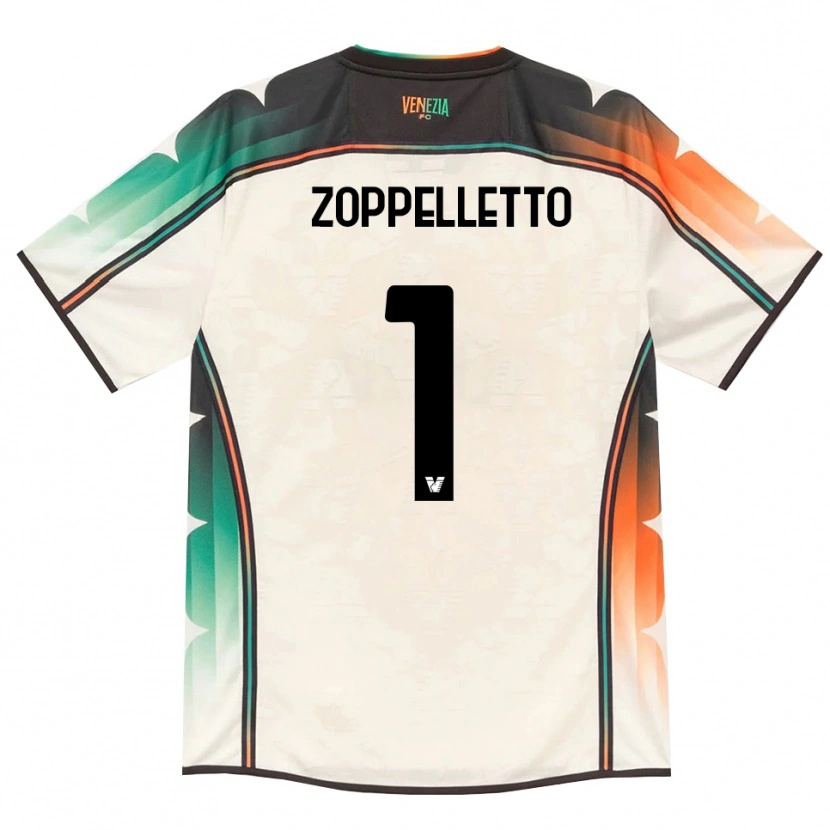 Danxen Niño Camiseta David Zoppelletto #1 Oldlace Naranja Verde 2ª Equipación 2026/27 La Camisa México