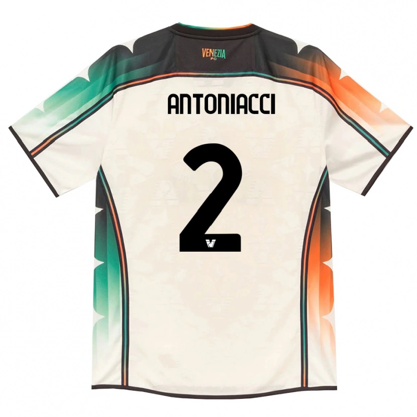 Danxen Niño Camiseta Augusto Antoniacci #2 Oldlace Naranja Verde 2ª Equipación 2026/27 La Camisa México