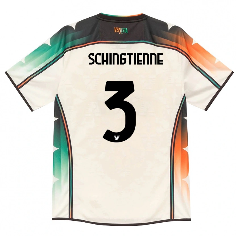 Danxen Niño Camiseta Joël Schingtienne #3 Oldlace Naranja Verde 2ª Equipación 2026/27 La Camisa México