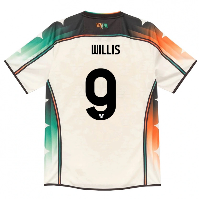 Danxen Niño Camiseta Kailey Willis #9 Oldlace Naranja Verde 2ª Equipación 2026/27 La Camisa México