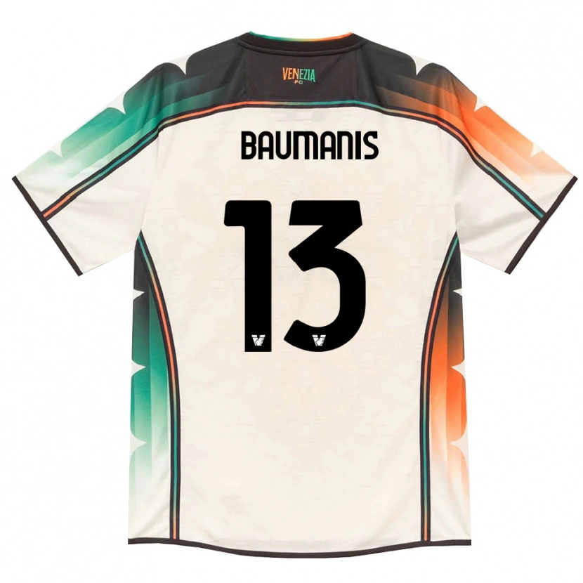 Danxen Niño Camiseta Kristofers Baumanis #13 Oldlace Naranja Verde 2ª Equipación 2026/27 La Camisa México
