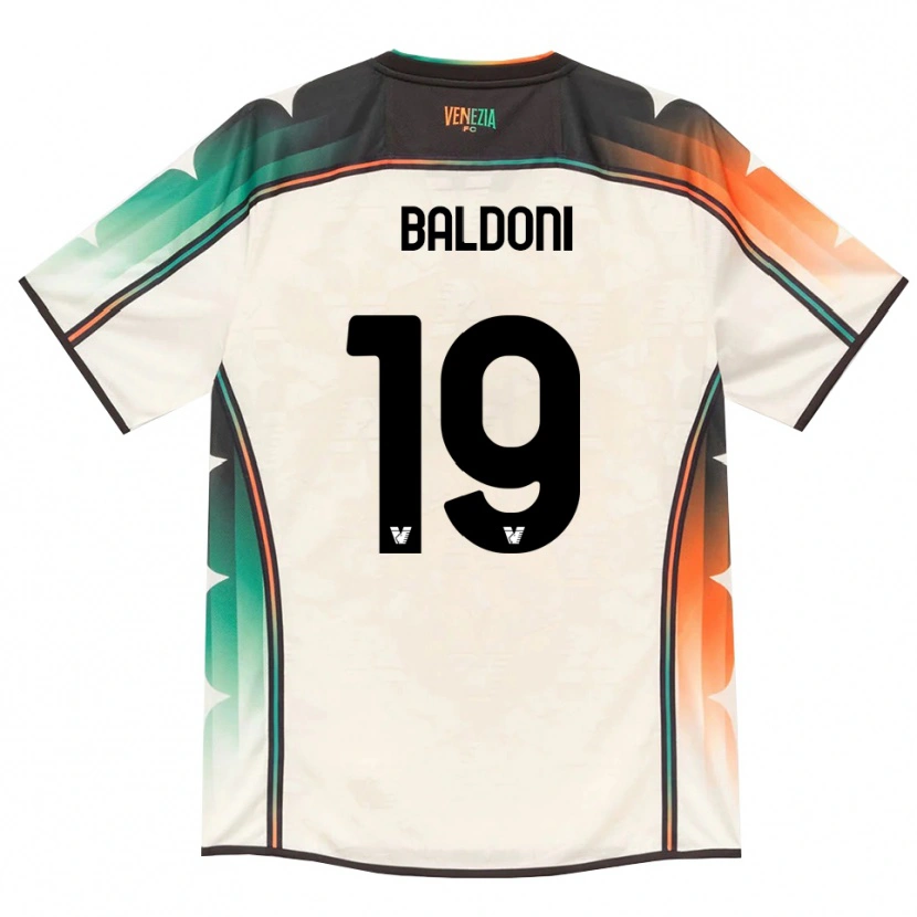 Danxen Niño Camiseta Edoardo Baldoni #19 Oldlace Naranja Verde 2ª Equipación 2026/27 La Camisa México