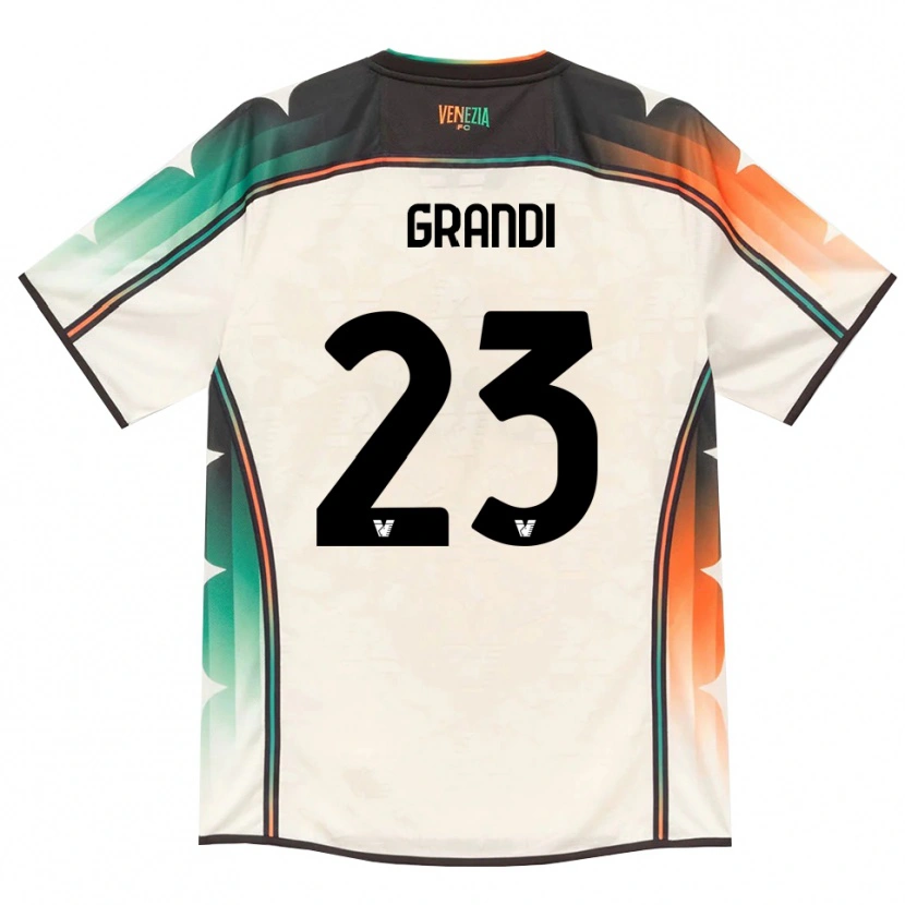Danxen Niño Camiseta Matteo Grandi #23 Oldlace Naranja Verde 2ª Equipación 2026/27 La Camisa México