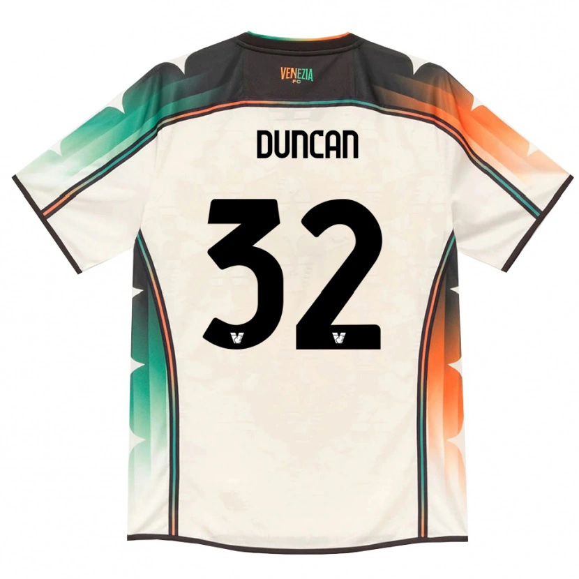 Danxen Niño Camiseta Alfred Duncan #32 Oldlace Naranja Verde 2ª Equipación 2026/27 La Camisa México