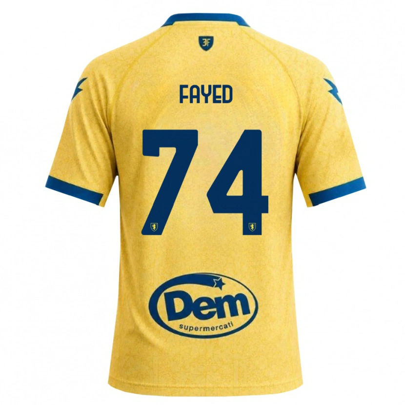 Danxen Niño Camiseta Omar Fayed #74 Caqui Negro Azul 1ª Equipación 2026/27 La Camisa México
