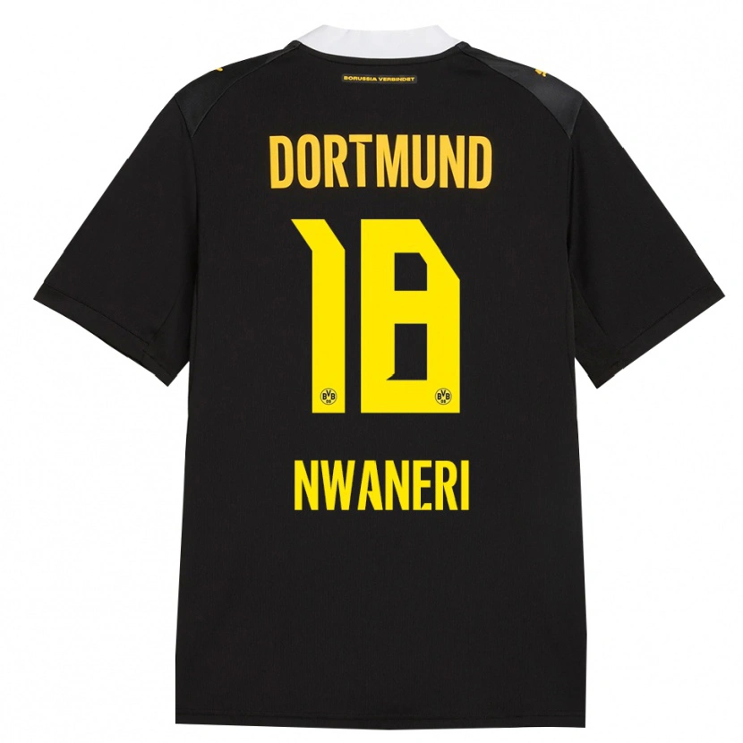 Danxen Hombre Camiseta Ethan Nwaneri #18 Negro Rojo Amarillo 2ª Equipación 2026/27 La Camisa México