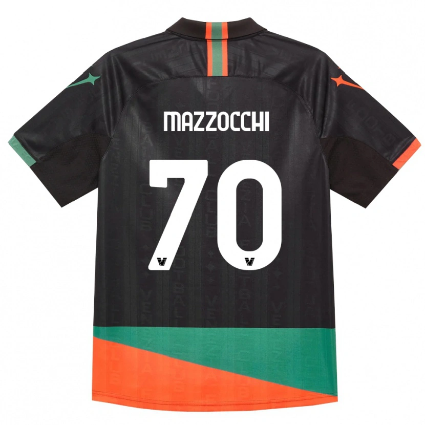Danxen Hombre Camiseta Pasquale Mazzocchi #70 Negro Naranja Verde 1ª Equipación 2026/27 La Camisa México
