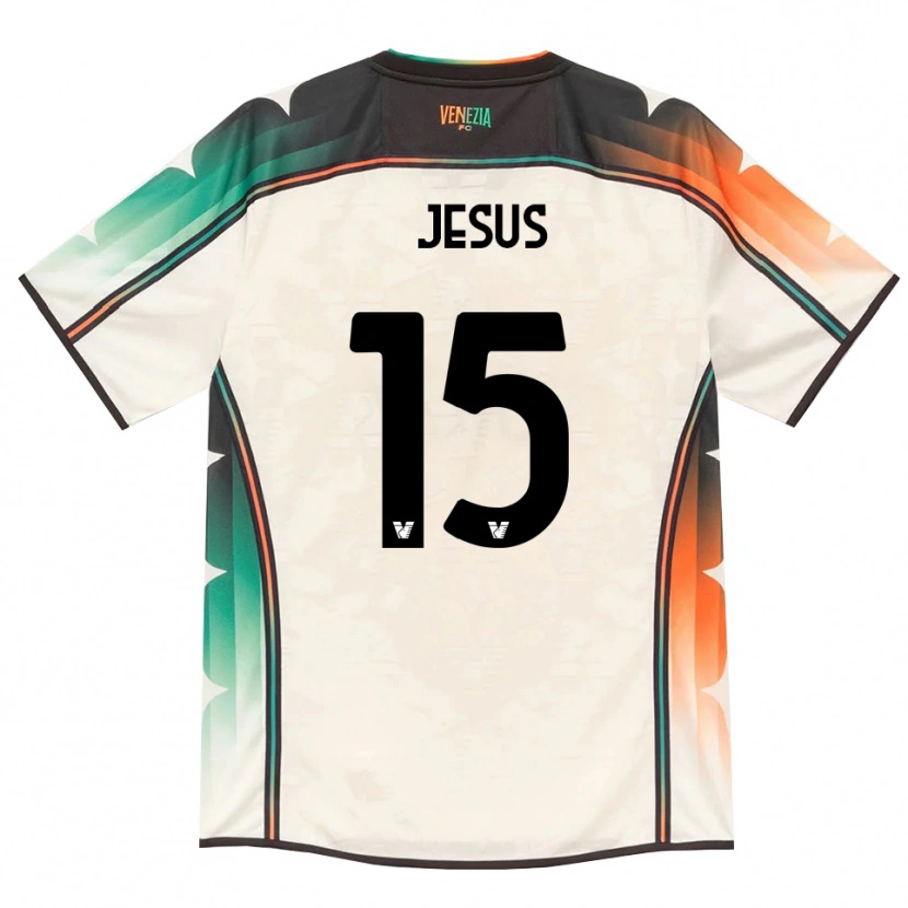 Danxen Hombre Camiseta Juan Jesus #15 Oldlace Naranja Verde 2ª Equipación 2026/27 La Camisa México