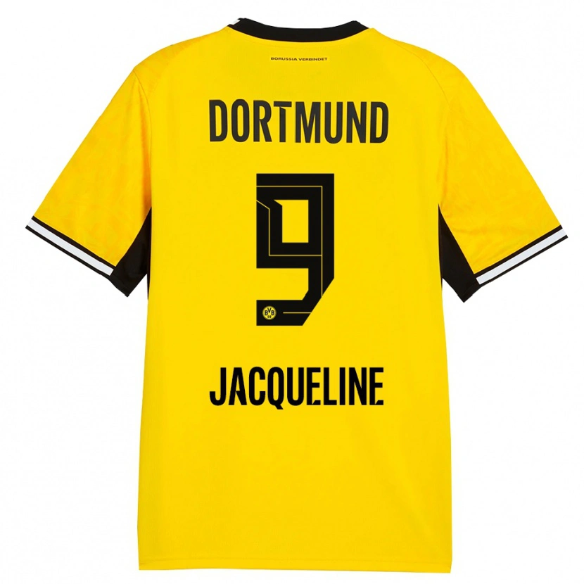 Danxen Hombre Camiseta Moreno Jacqueline #9 Amarillo Negro Blanco 1ª Equipación 2026/27 La Camisa México