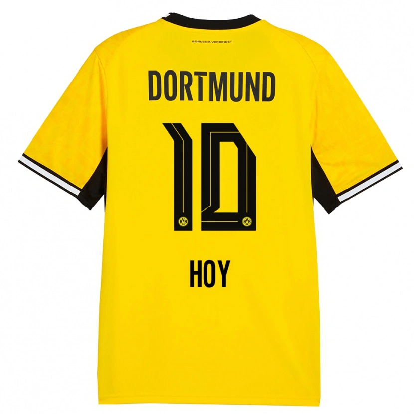 Danxen Hombre Camiseta Justin Hoy #10 Amarillo Negro Blanco 1ª Equipación 2026/27 La Camisa México