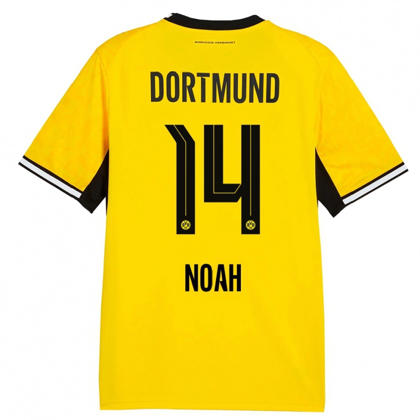 Danxen Hombre Camiseta Colin Noah Kleine-Bekel #14 Amarillo Negro Blanco 1ª Equipación 2026/27 La Camisa México