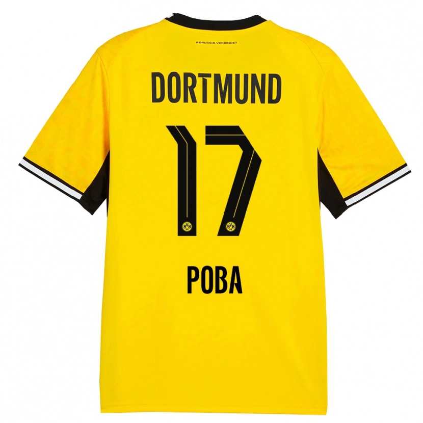 Danxen Hombre Camiseta Peniel Poba #17 Amarillo Negro Blanco 1ª Equipación 2026/27 La Camisa México