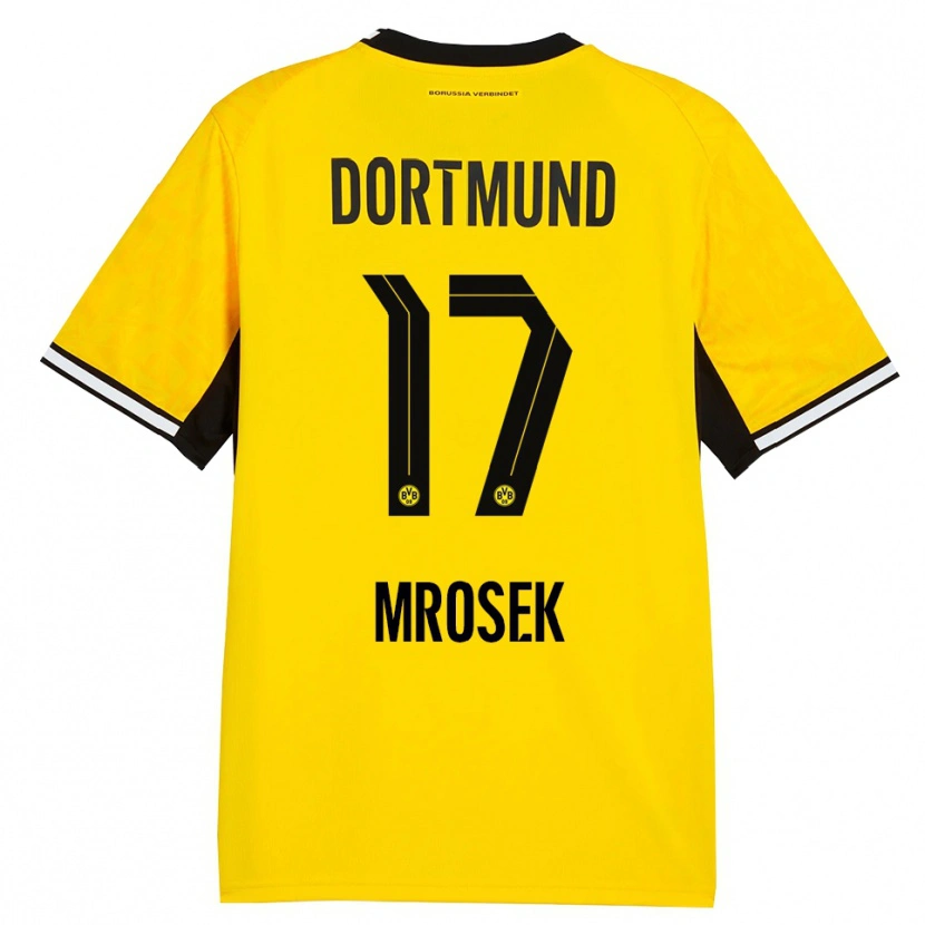 Danxen Hombre Camiseta Noah Mrosek #17 Amarillo Negro Blanco 1ª Equipación 2026/27 La Camisa México