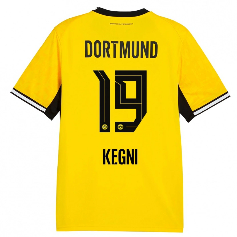 Danxen Hombre Camiseta Pharell Kegni #19 Amarillo Negro Blanco 1ª Equipación 2026/27 La Camisa México
