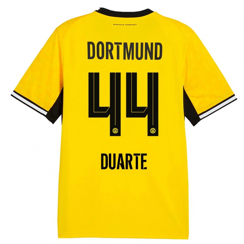 Danxen Hombre Camiseta Enzo Dos Santos #44 Amarillo Negro Blanco 1ª Equipación 2026/27 La Camisa México