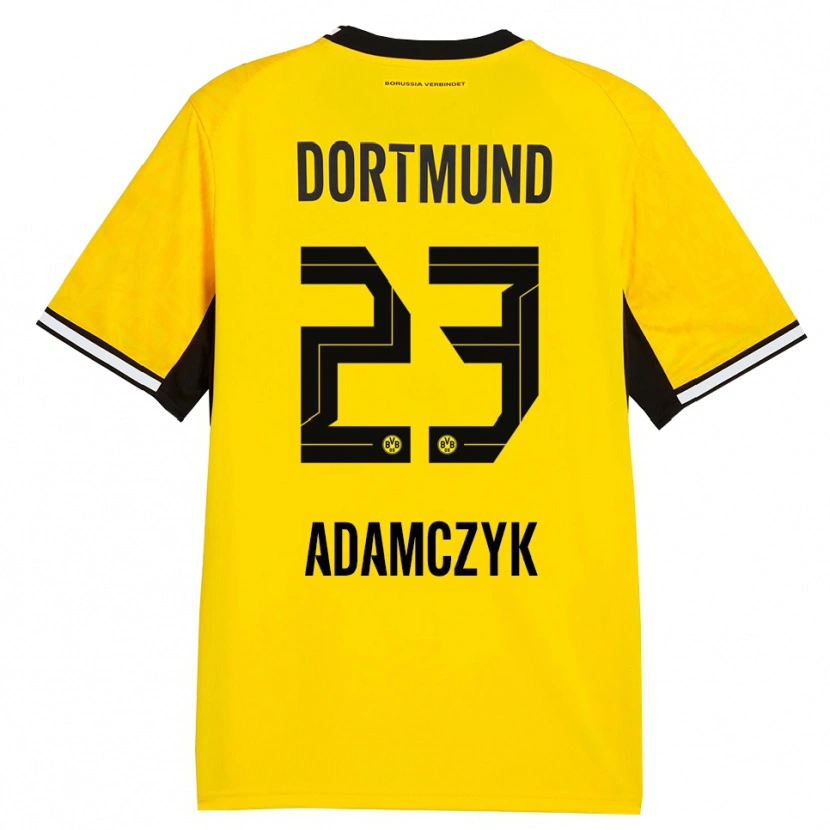 Danxen Hombre Camiseta Nico Adamczyk #23 Amarillo Negro Blanco 1ª Equipación 2026/27 La Camisa México