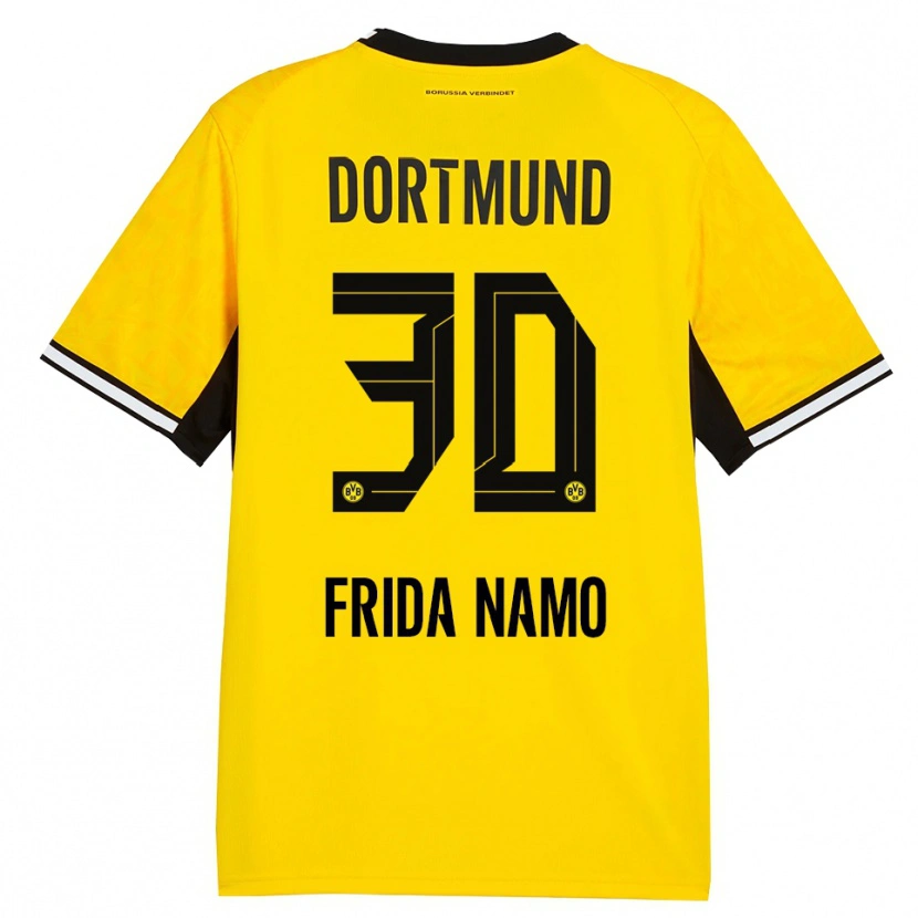Danxen Hombre Camiseta Ronning Frida Namo #30 Amarillo Negro Blanco 1ª Equipación 2026/27 La Camisa México