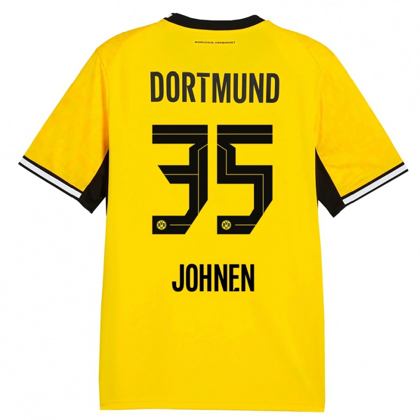 Danxen Hombre Camiseta Marcel Johnen #35 Amarillo Negro Blanco 1ª Equipación 2026/27 La Camisa México
