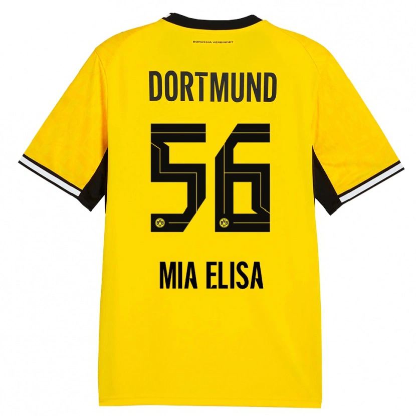Danxen Hombre Camiseta Bomnuter Mia Elisa #56 Amarillo Negro Blanco 1ª Equipación 2026/27 La Camisa México