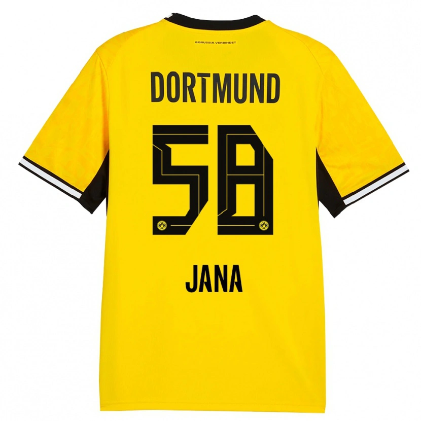 Danxen Hombre Camiseta Nordberg Jana #58 Amarillo Negro Blanco 1ª Equipación 2026/27 La Camisa México