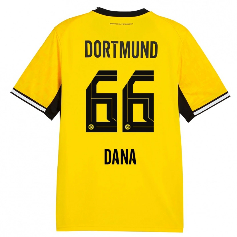 Danxen Hombre Camiseta Bleckmann Dana #66 Amarillo Negro Blanco 1ª Equipación 2026/27 La Camisa México