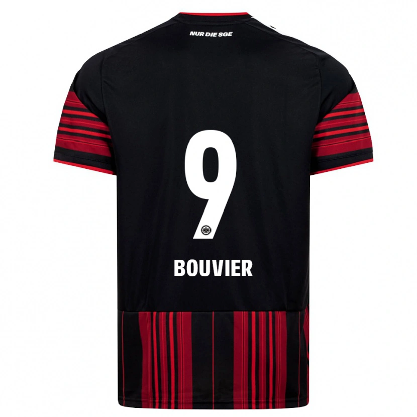 Danxen Hombre Camiseta Marcello Bouvier #9 Negro Rojo Blanco 1ª Equipación 2026/27 La Camisa México