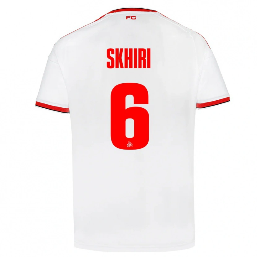 Danxen Hombre Camiseta Ellyes Skhiri #6 Blanco Rojo Negro 1ª Equipación 2026/27 La Camisa México