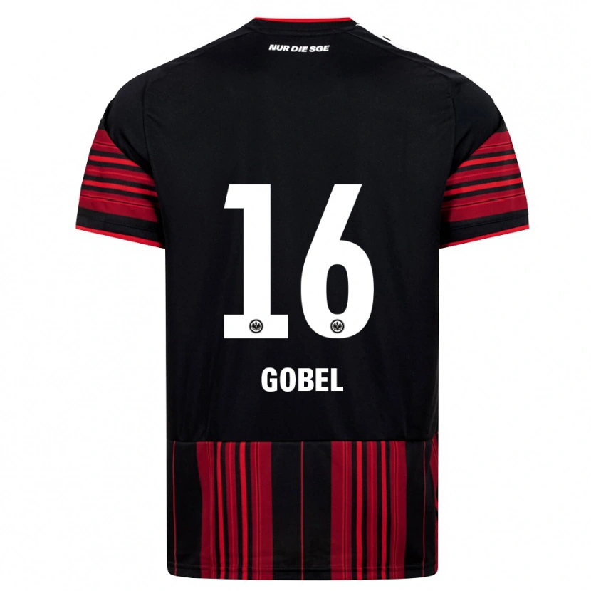 Danxen Hombre Camiseta Marlon Göbel #16 Negro Rojo Blanco 1ª Equipación 2026/27 La Camisa México