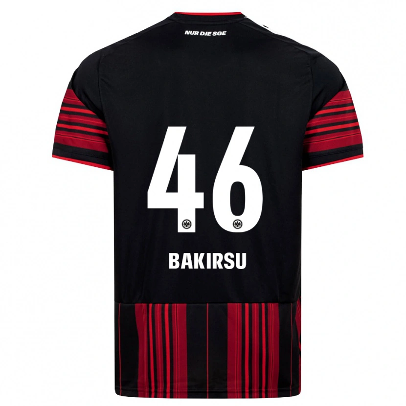 Danxen Hombre Camiseta Hüseyin Bakirsu #46 Negro Rojo Blanco 1ª Equipación 2026/27 La Camisa México
