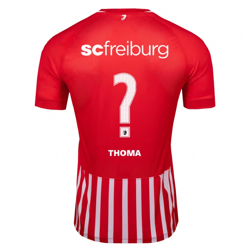 Danxen Hombre Camiseta Luis Thoma #0 Rojo Blanco Negro 1ª Equipación 2026/27 La Camisa México