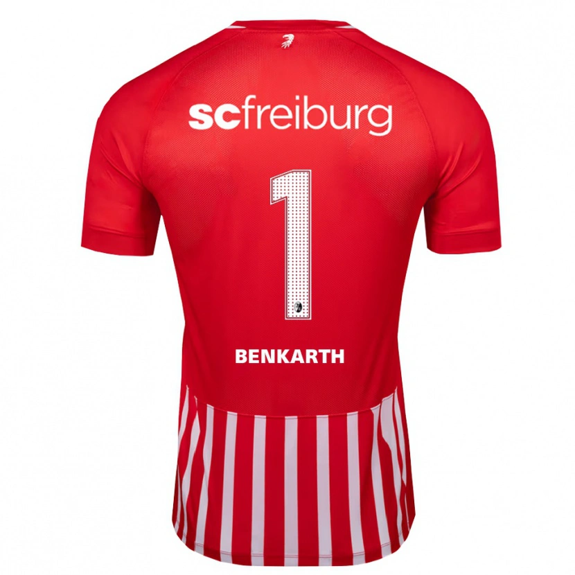 Danxen Hombre Camiseta Laura Benkarth #1 Rojo Blanco Negro 1ª Equipación 2026/27 La Camisa México