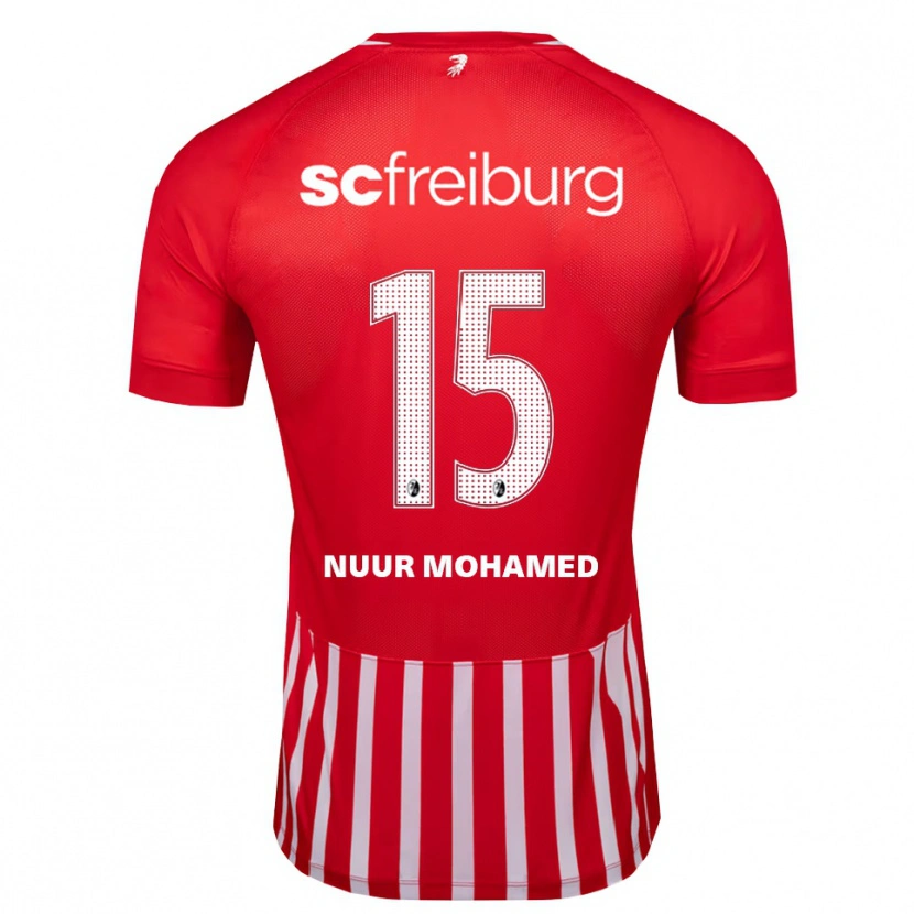 Danxen Hombre Camiseta Billal Mohamed #15 Rojo Blanco Negro 1ª Equipación 2026/27 La Camisa México