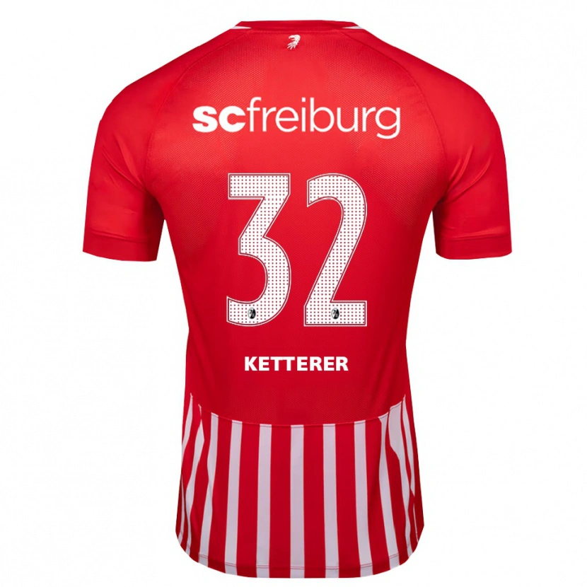 Danxen Hombre Camiseta Ashley Ketterer #32 Rojo Blanco Negro 1ª Equipación 2026/27 La Camisa México