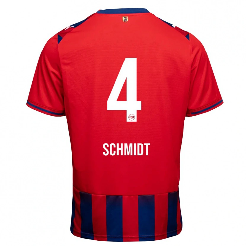 Danxen Hombre Camiseta Luke Schmidt #4 Azul Real Blanco Rojo 1ª Equipación 2026/27 La Camisa México