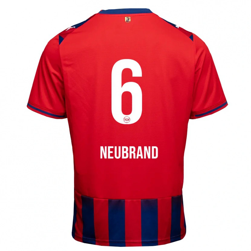 Danxen Hombre Camiseta Tina Neubrand #6 Azul Real Blanco Rojo 1ª Equipación 2026/27 La Camisa México